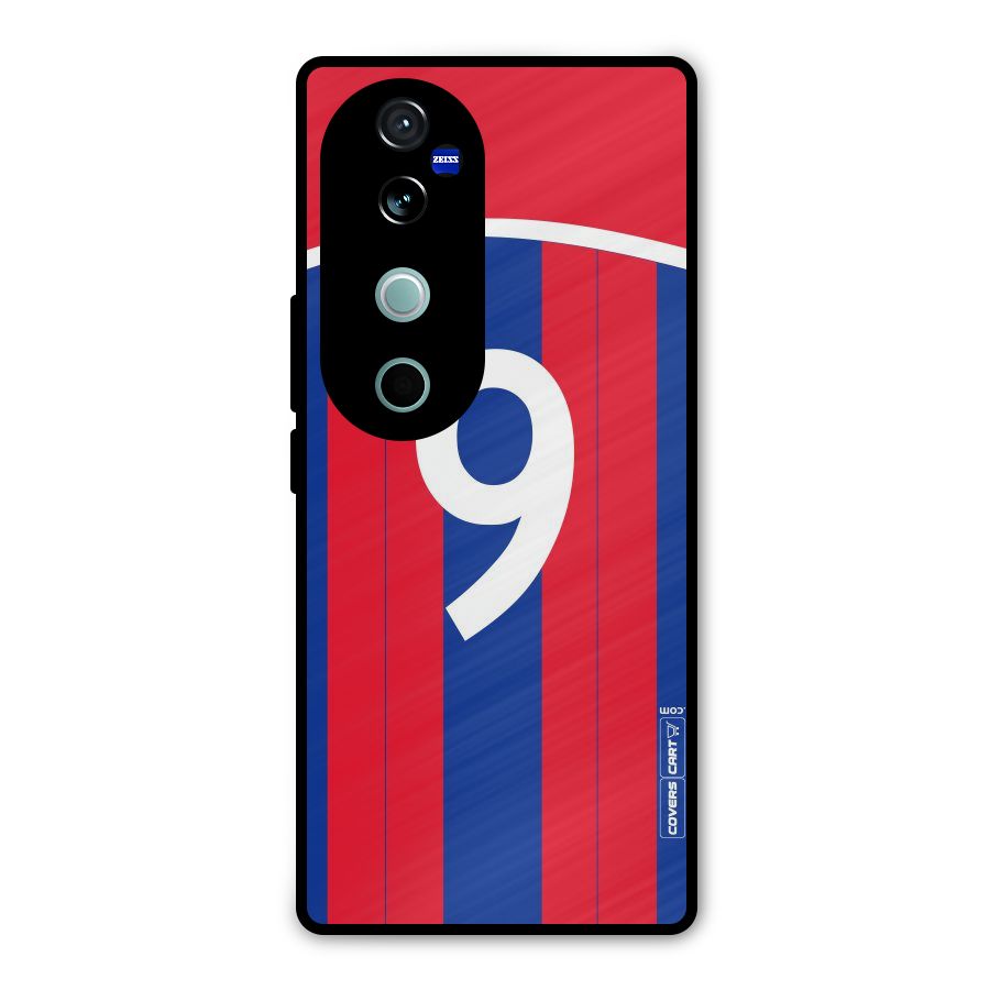 Number 9 Jersey Metal Back Case for Vivo V40