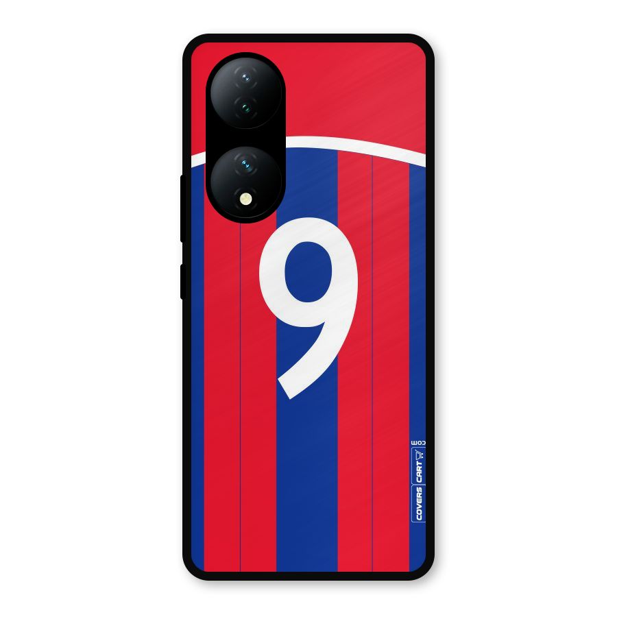 Number 9 Jersey Metal Back Case for Vivo Y100a