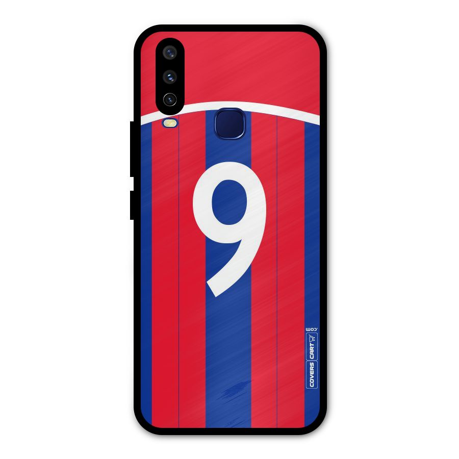 Number 9 Jersey Metal Back Case for Vivo Y12