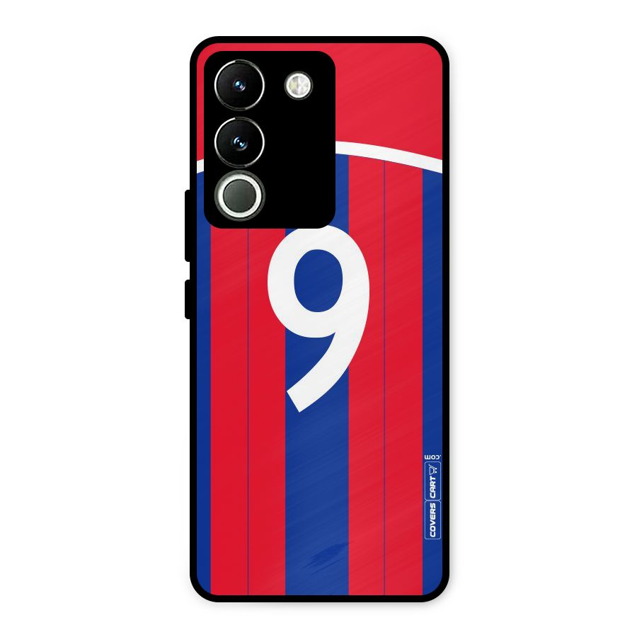 Number 9 Jersey Metal Back Case for Vivo Y200