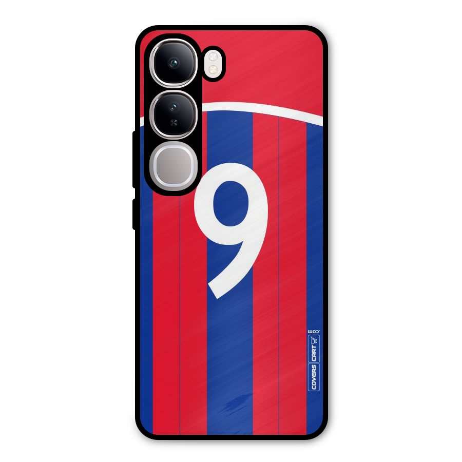 Number 9 Jersey Metal Back Case for Vivo Y300