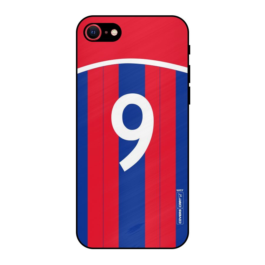Number 9 Jersey Metal Back Case for iPhone 7