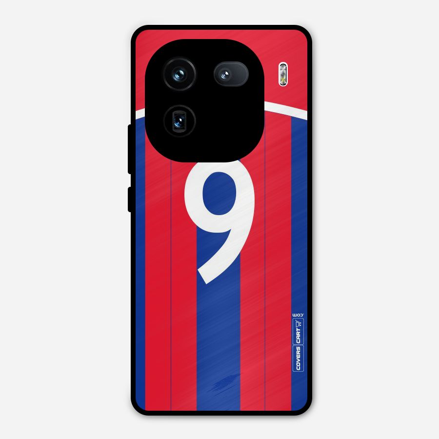 Number 9 Jersey Metal Back Case for iQOO 12