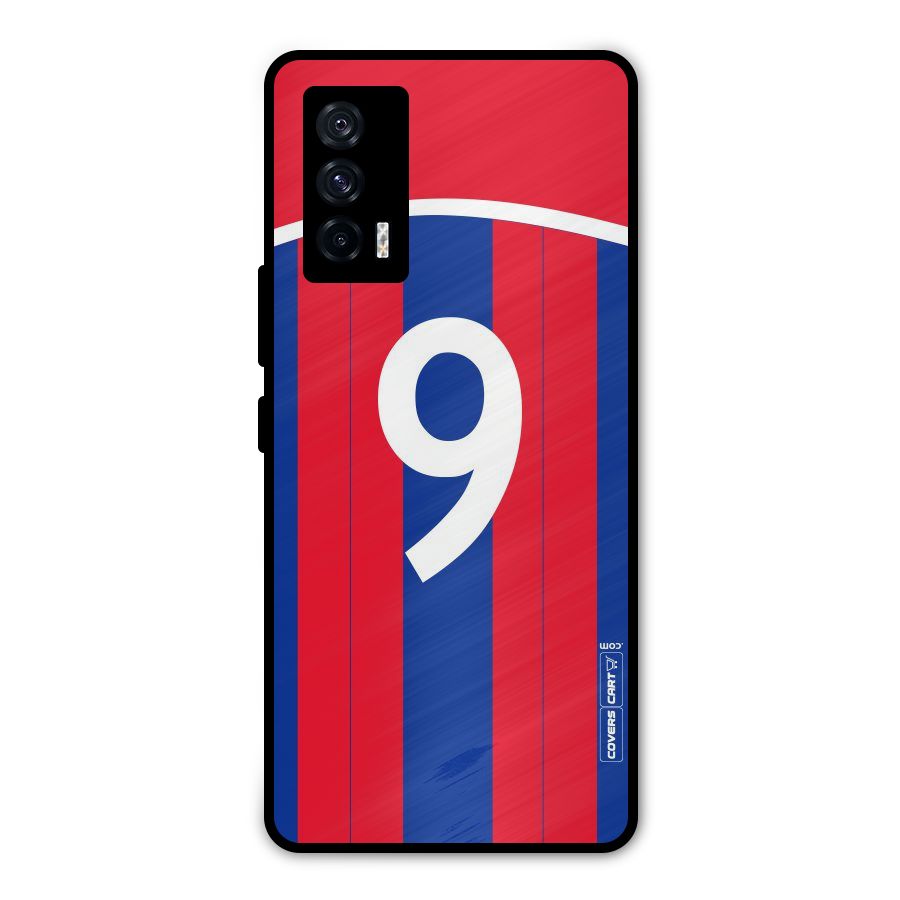 Number 9 Jersey Metal Back Case for iQOO 7 5G