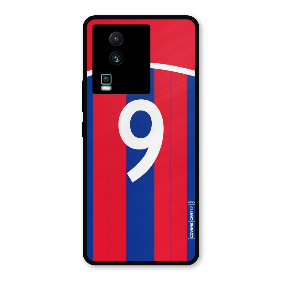 Number 9 Jersey Metal Back Case for iQOO Neo 7