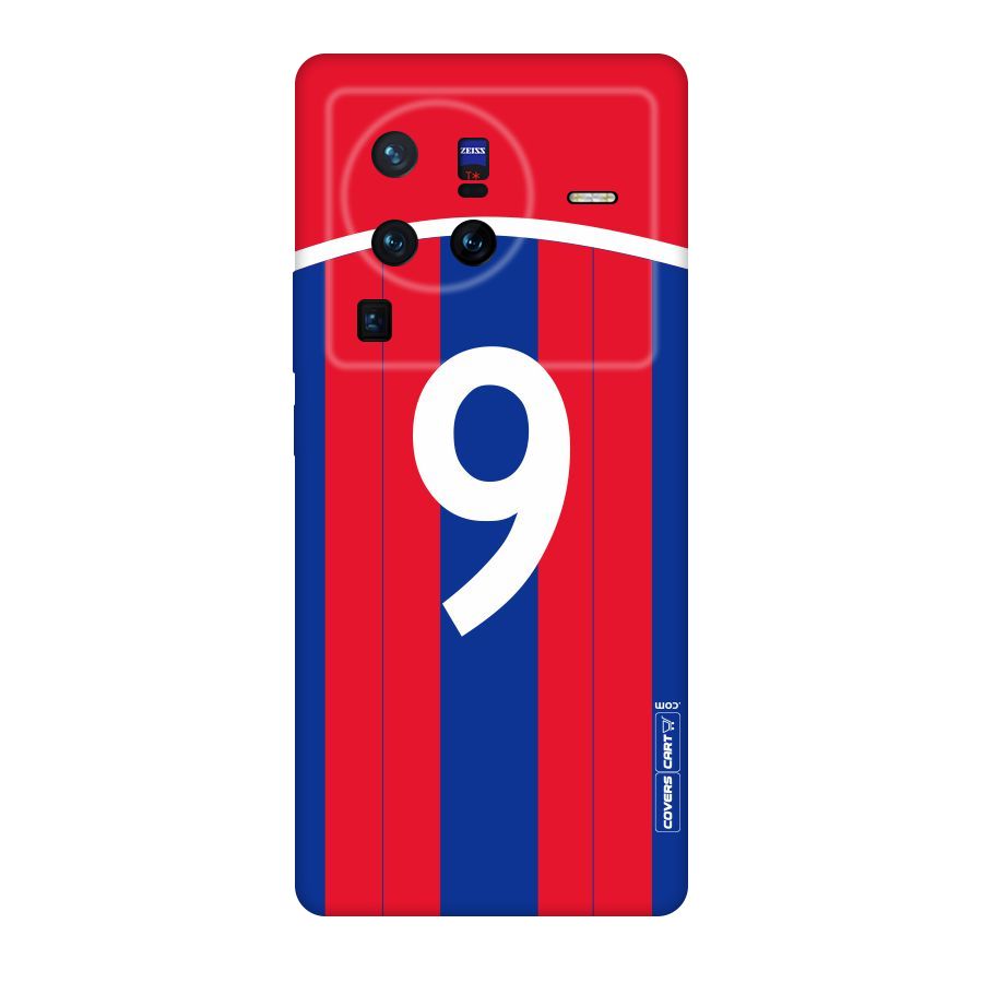 Number 9 Jersey Original Polycarbonate Back Case for Vivo X80