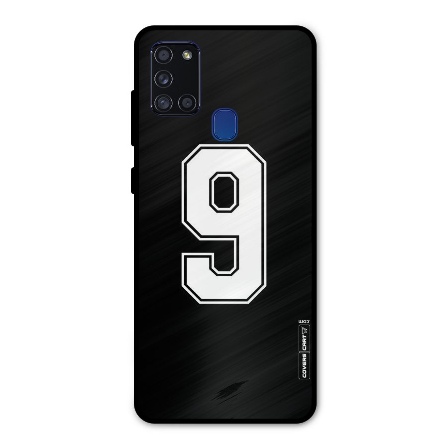 Number 9 Metal Back Case for Galaxy A21s