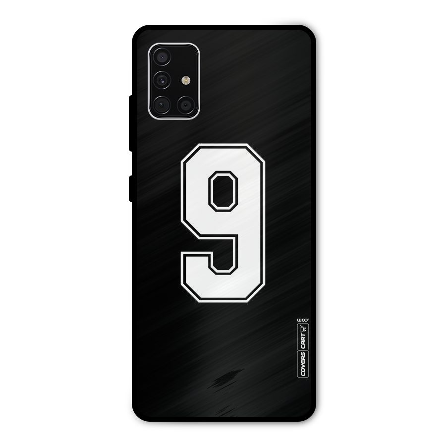 Number 9 Metal Back Case for Galaxy A51