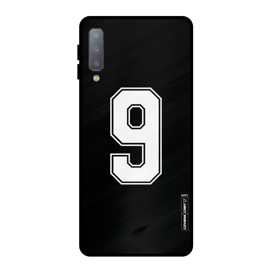 Number 9 Metal Back Case for Galaxy A7 (2018)