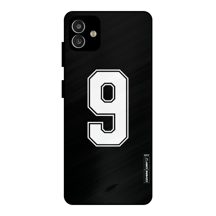 Number 9 Metal Back Case for Galaxy M13 5G