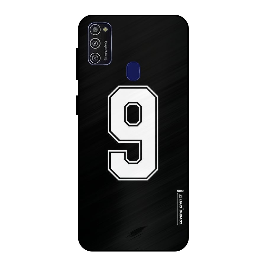 Number 9 Metal Back Case for Galaxy M21