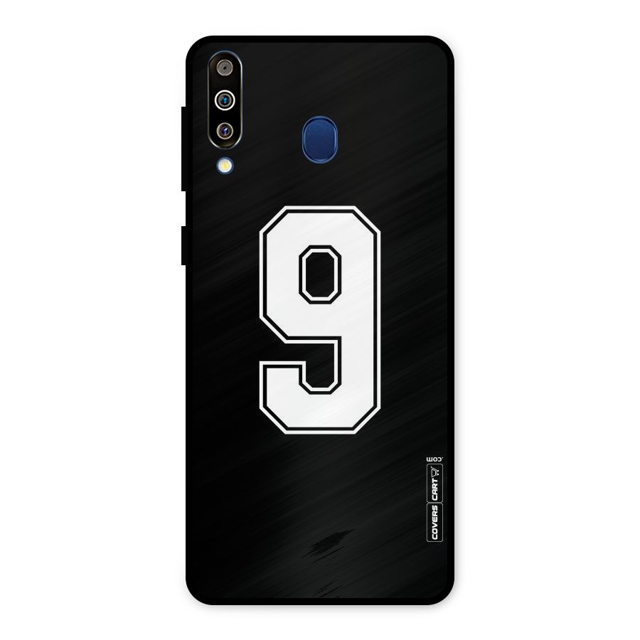 Number 9 Metal Back Case for Galaxy M30