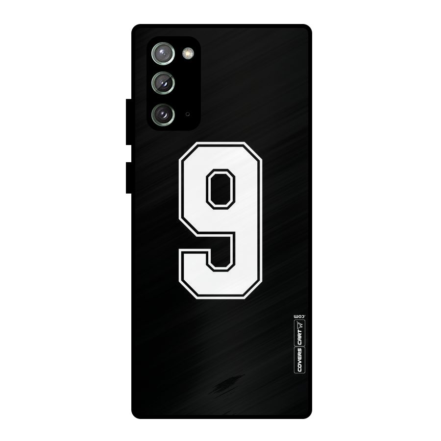 Number 9 Metal Back Case for Galaxy Note 20