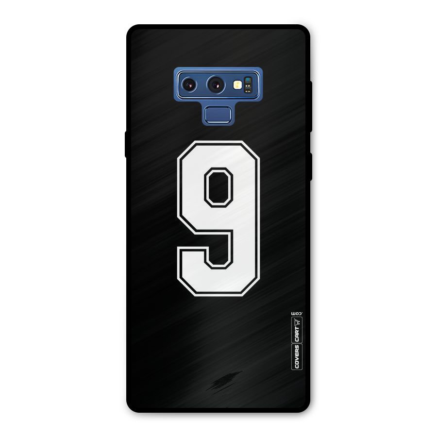 Number 9 Metal Back Case for Galaxy Note 9