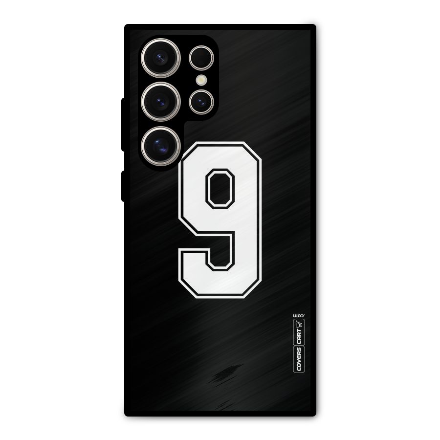 Number 9 Metal Back Case for Galaxy S24 Ultra