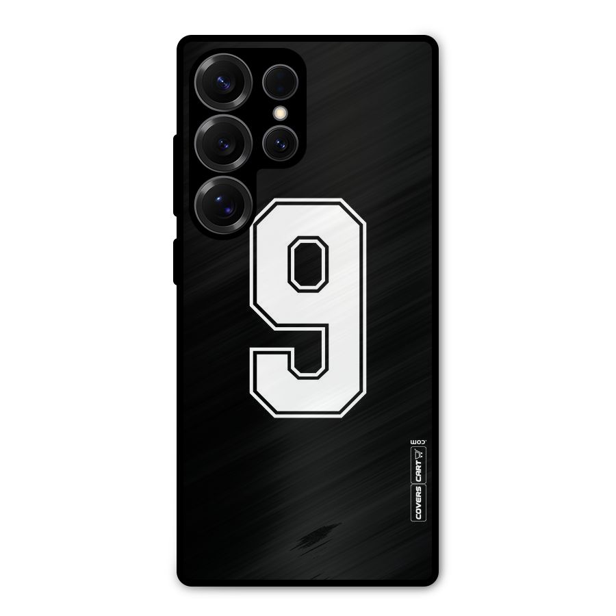 Number 9 Metal Back Case for Galaxy S25 Ultra