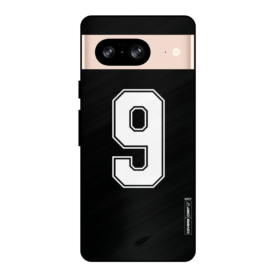 Number 9 Metal Back Case for Google Pixel 8
