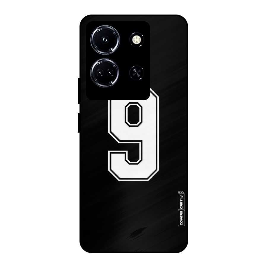 Number 9 Metal Back Case for Infinix Note 30 5G