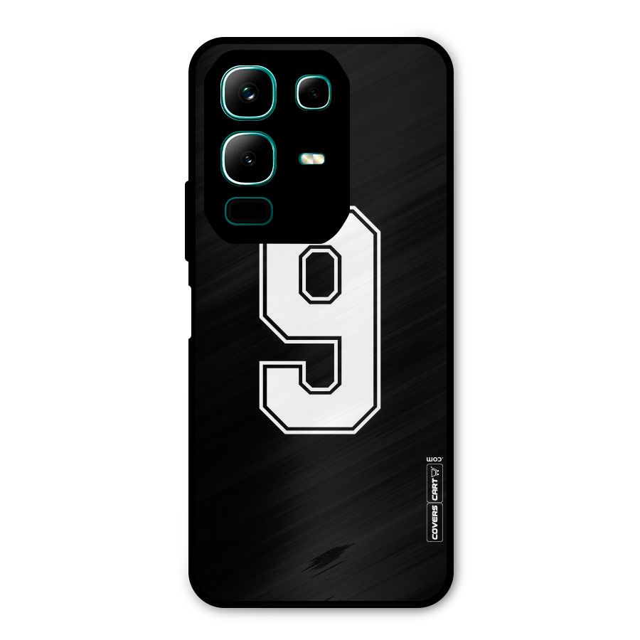 Number 9 Metal Back Case for Infinix Note 50x