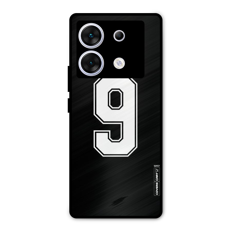 Number 9 Metal Back Case for Infinix Zero 30 5G
