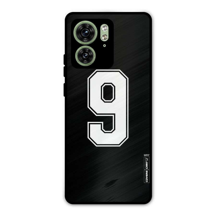 Number 9 Metal Back Case for Motorola Edge 40 5G