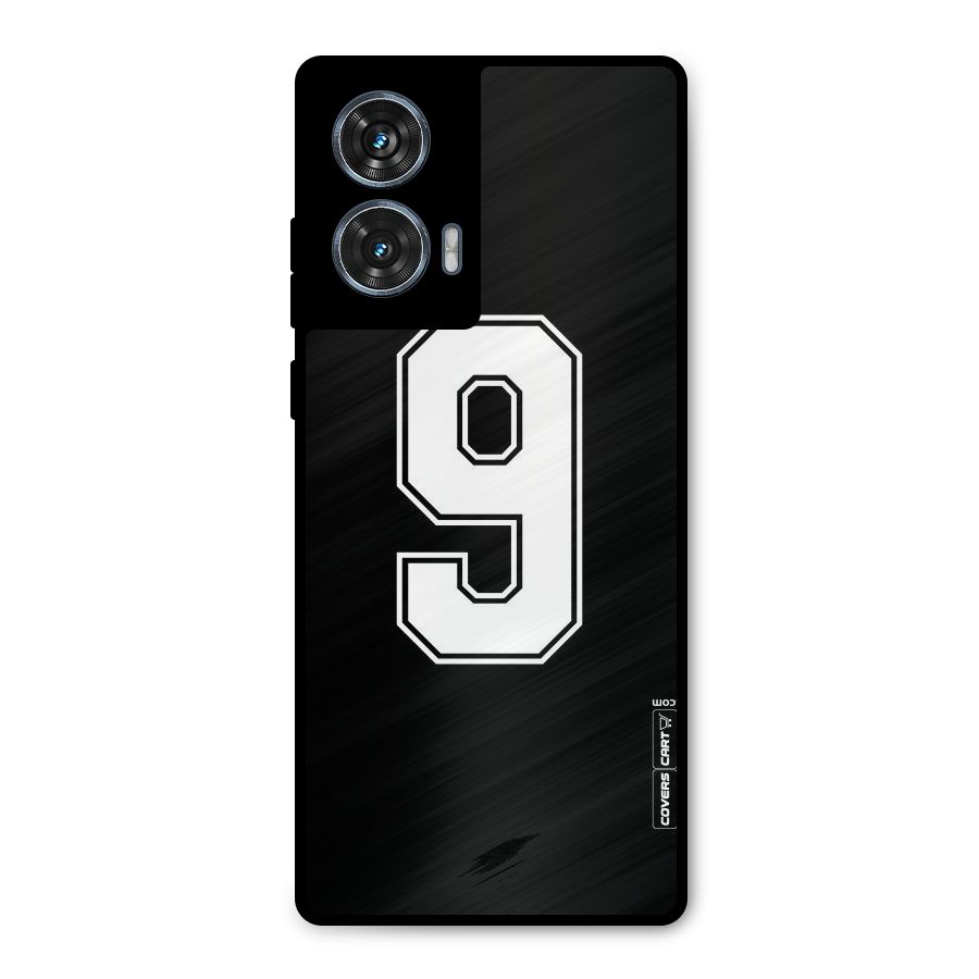 Number 9 Metal Back Case for Motorola Edge 50 Fusion