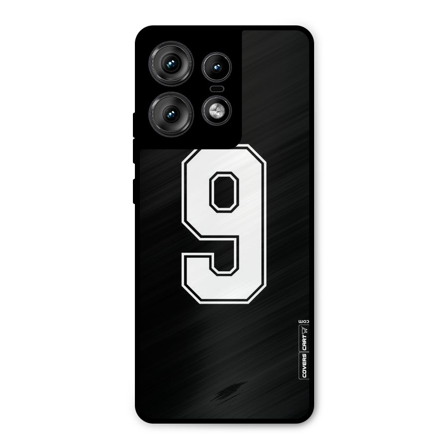 Number 9 Metal Back Case for Motorola Edge 50 Pro