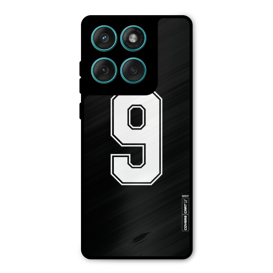 Number 9 Metal Back Case for Motorola Edge 60 Fusion