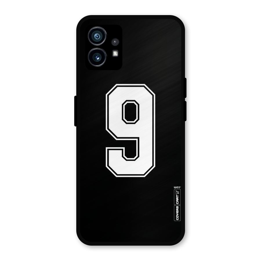 Number 9 Metal Back Case for Nothing Phone 1