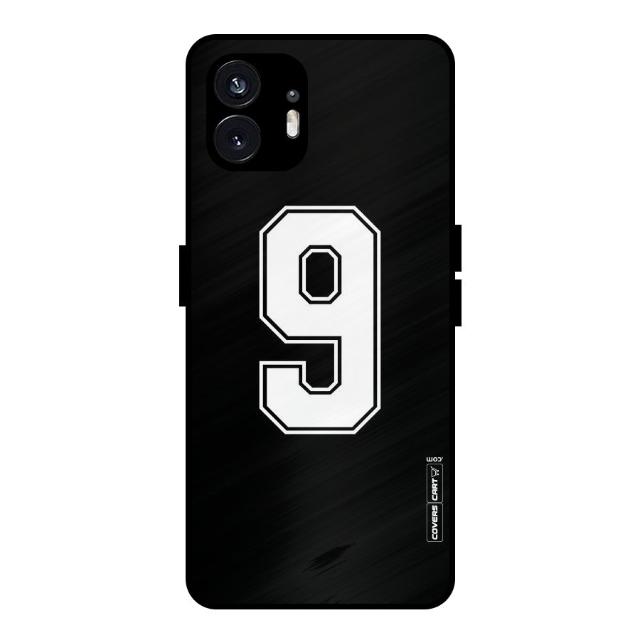 Number 9 Metal Back Case for Nothing Phone 2