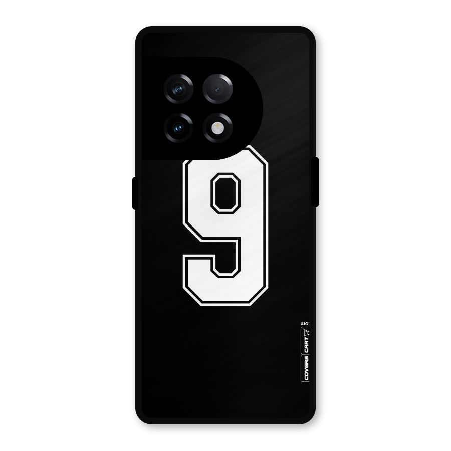 Number 9 Metal Back Case for OnePlus 11R