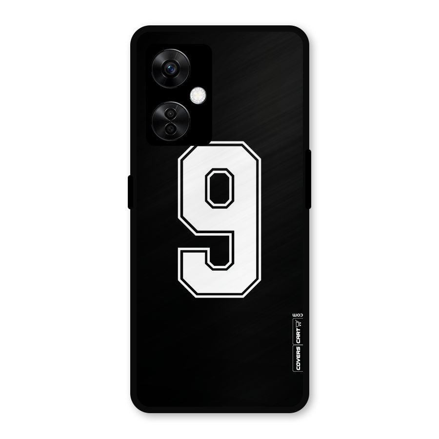 Number 9 Metal Back Case for OnePlus Nord CE 3 Lite