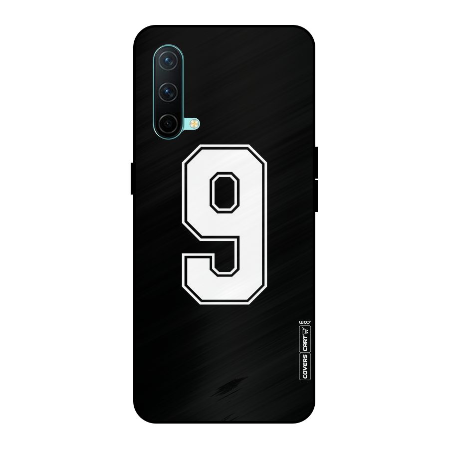 Number 9 Metal Back Case for OnePlus Nord CE 5G