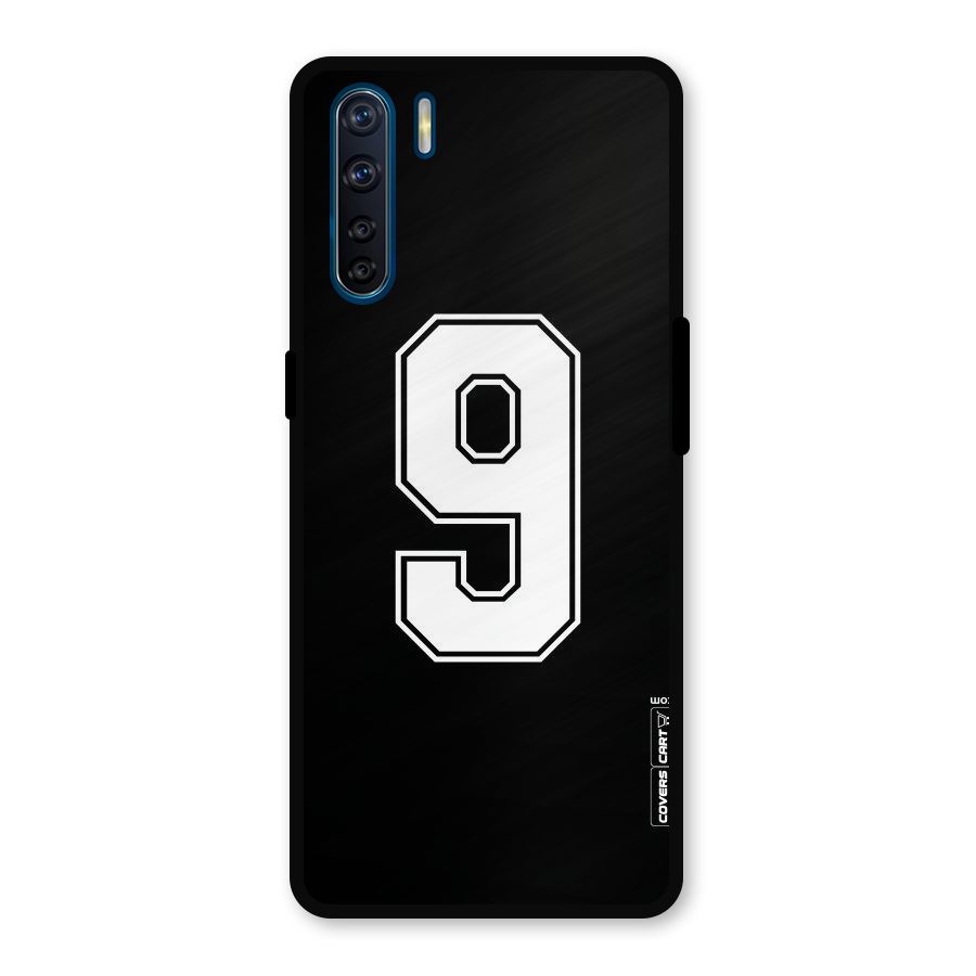 Number 9 Metal Back Case for Oppo F15