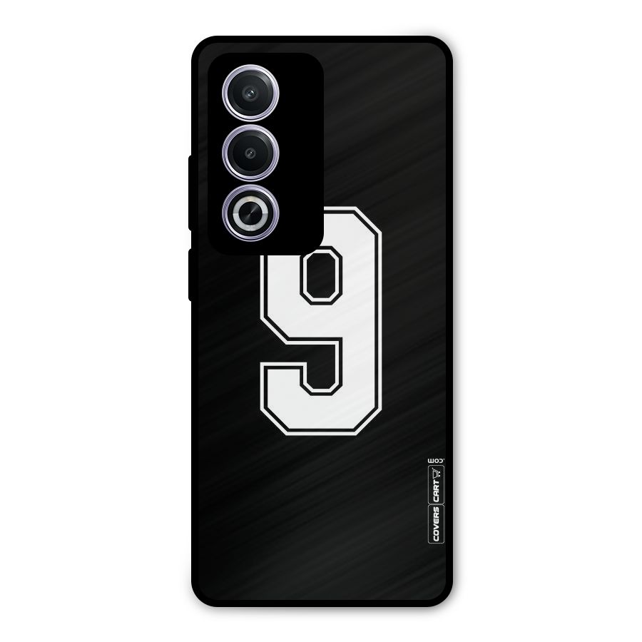 Number 9 Metal Back Case for Oppo K12x