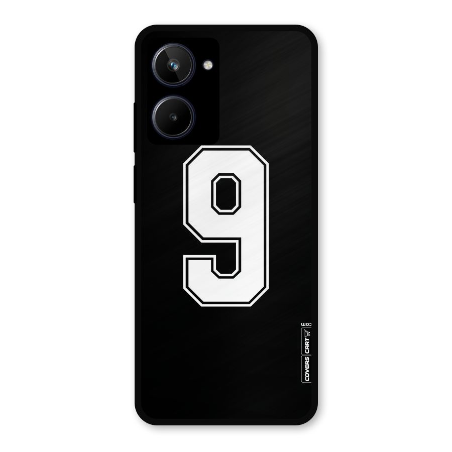 Number 9 Metal Back Case for Realme 10