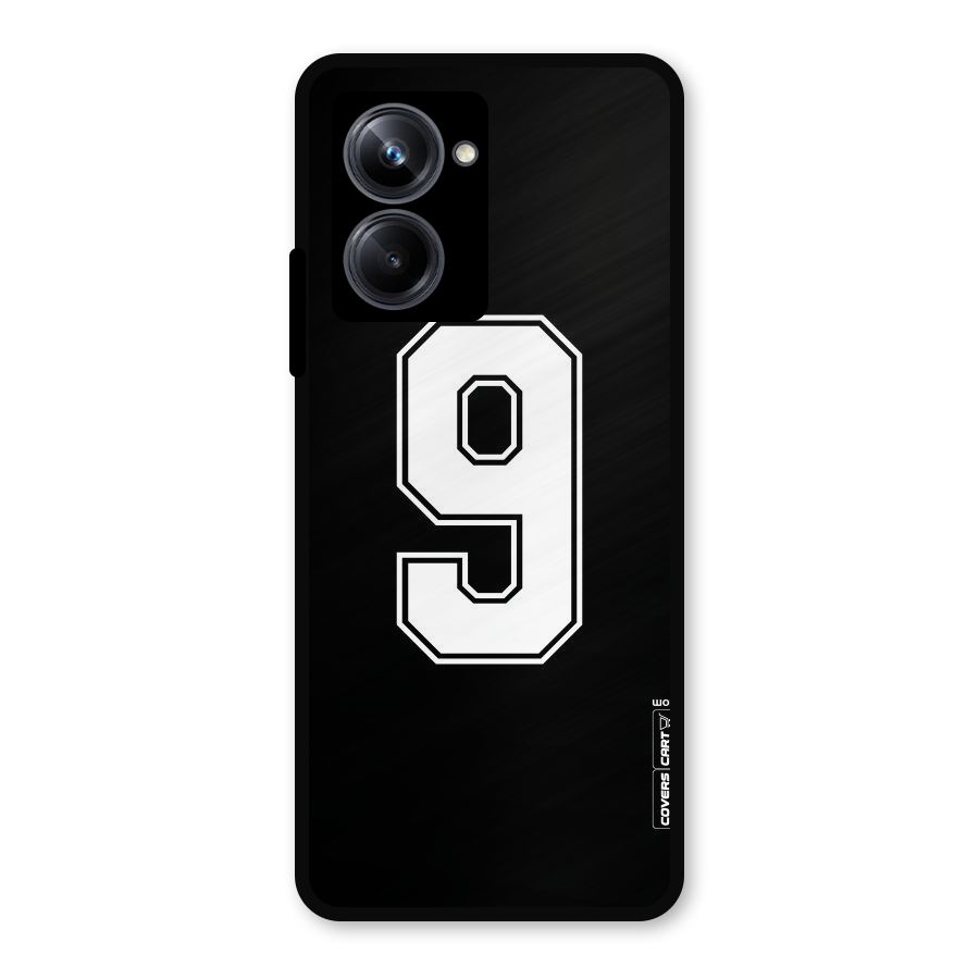 Number 9 Metal Back Case for Realme 10 Pro