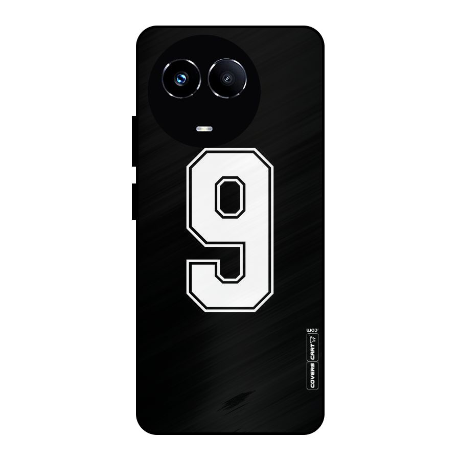 Number 9 Metal Back Case for Realme 11 5G