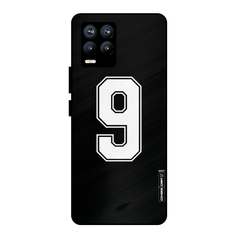 Number 9 Metal Back Case for Realme 8