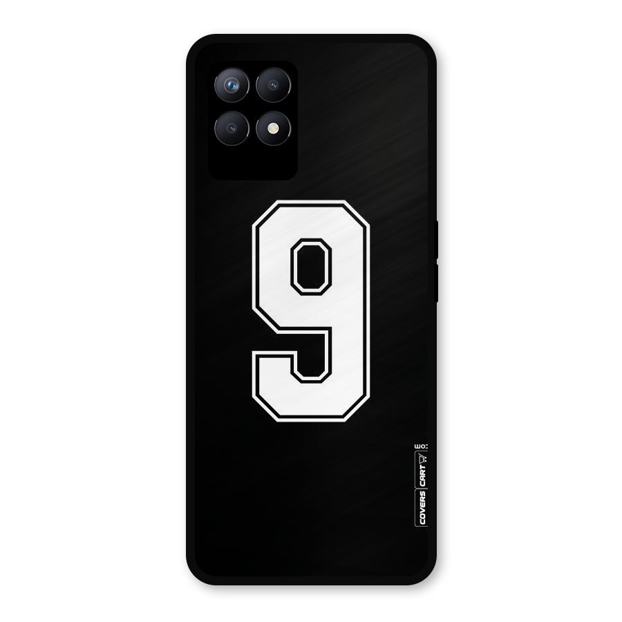 Number 9 Metal Back Case for Realme 8i