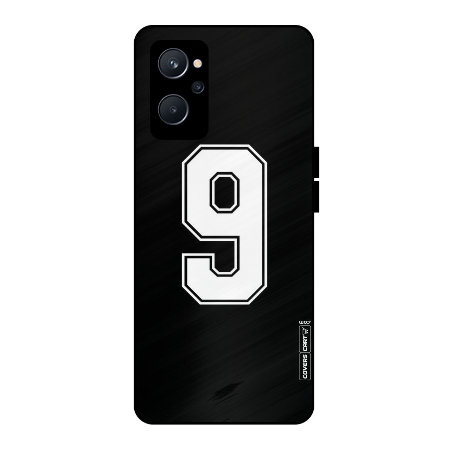 Number 9 Metal Back Case for Realme 9i 5G