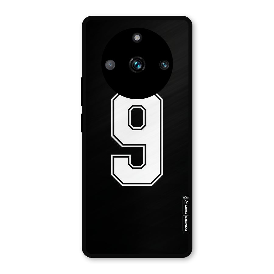 Number 9 Metal Back Case for Realme Narzo 60 Pro