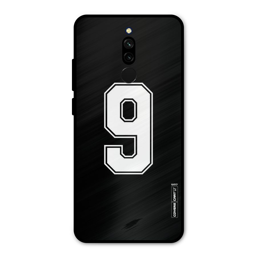 Number 9 Metal Back Case for Redmi 8