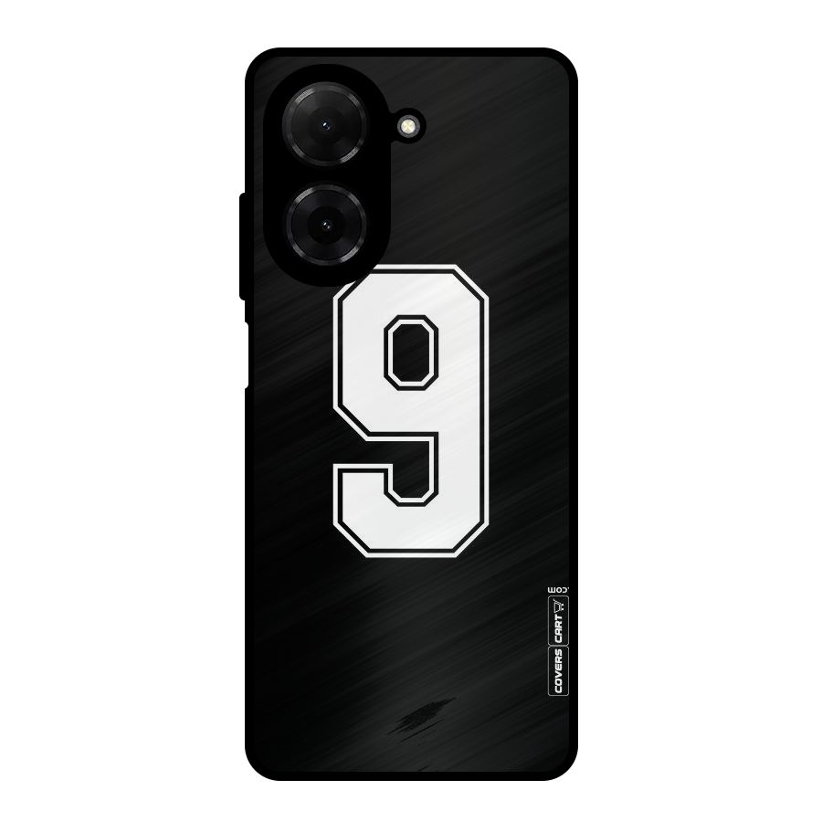 Number 9 Metal Back Case for Redmi A5 4G