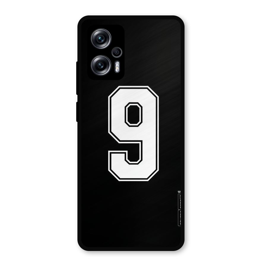 Number 9 Metal Back Case for Redmi K50i