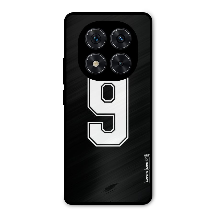 Number 9 Metal Back Case for Redmi Note 14 Pro 5G