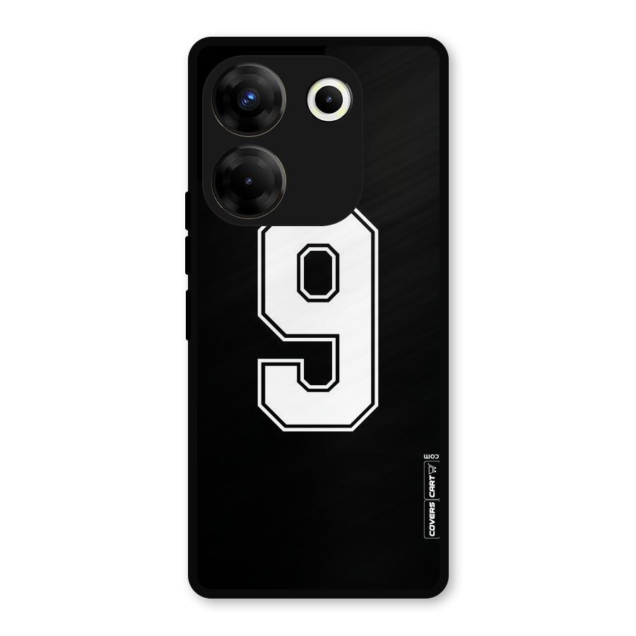 Number 9 Metal Back Case for Tecno Camon 20 Pro