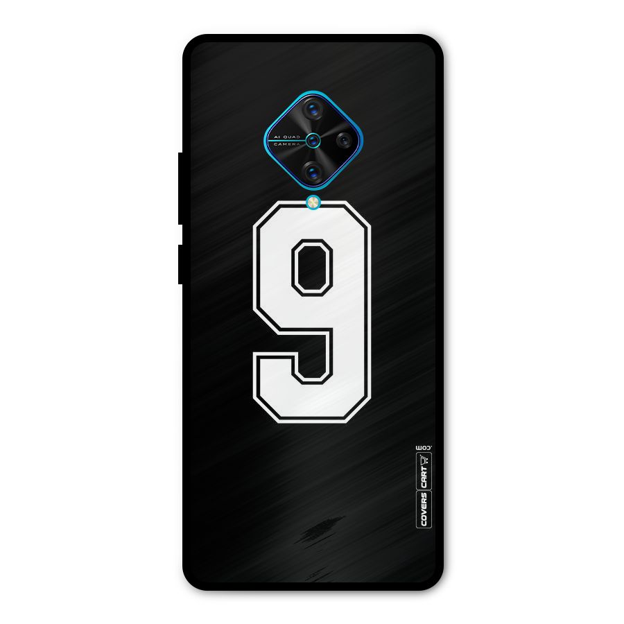 Number 9 Metal Back Case for Vivo S1 Pro
