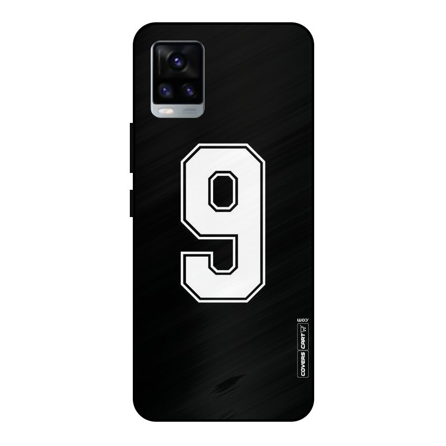 Number 9 Metal Back Case for Vivo V20 2021