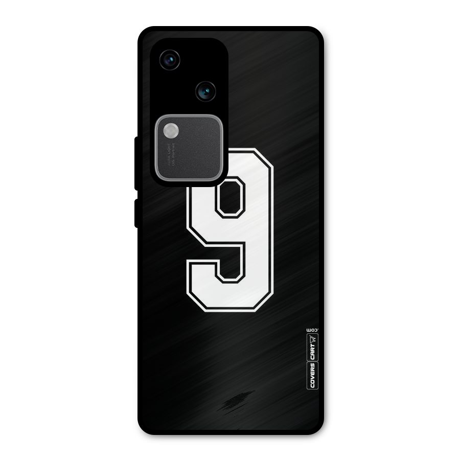 Number 9 Metal Back Case for Vivo V30 Pro
